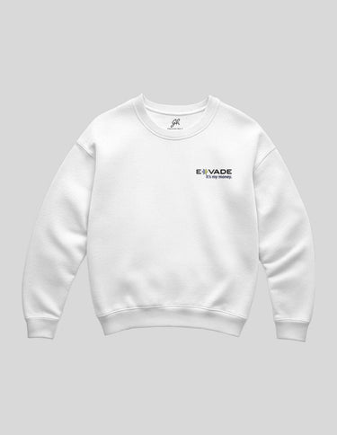 Evade Fleece Crewneck Fleece Crewneck Greater Half White S